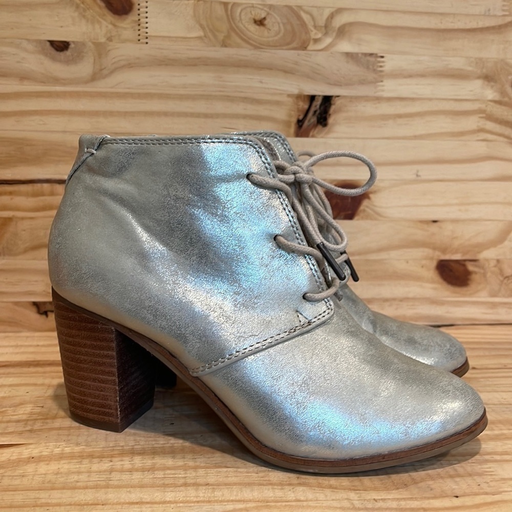 TOMS Lunata Vegan Leather Ankle Boots Size 6.5